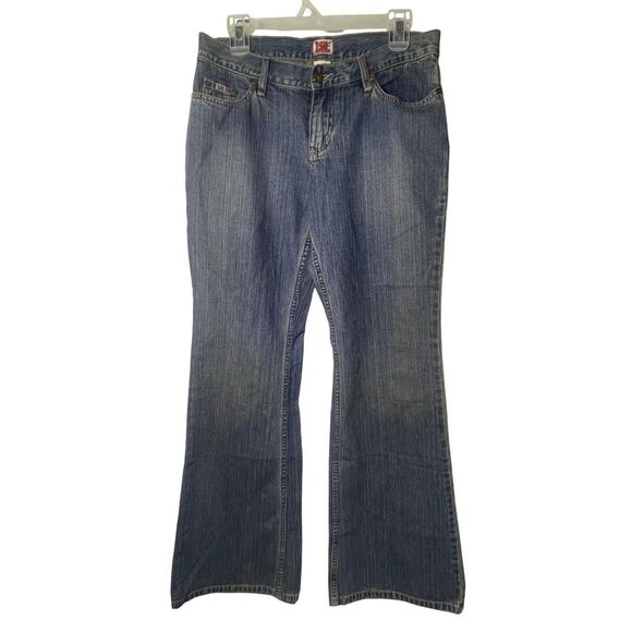 Vintage Tilt Y2K Jeans Mid Wash Bootcut Flare Denim Retro Blue - Picture 1 of 8